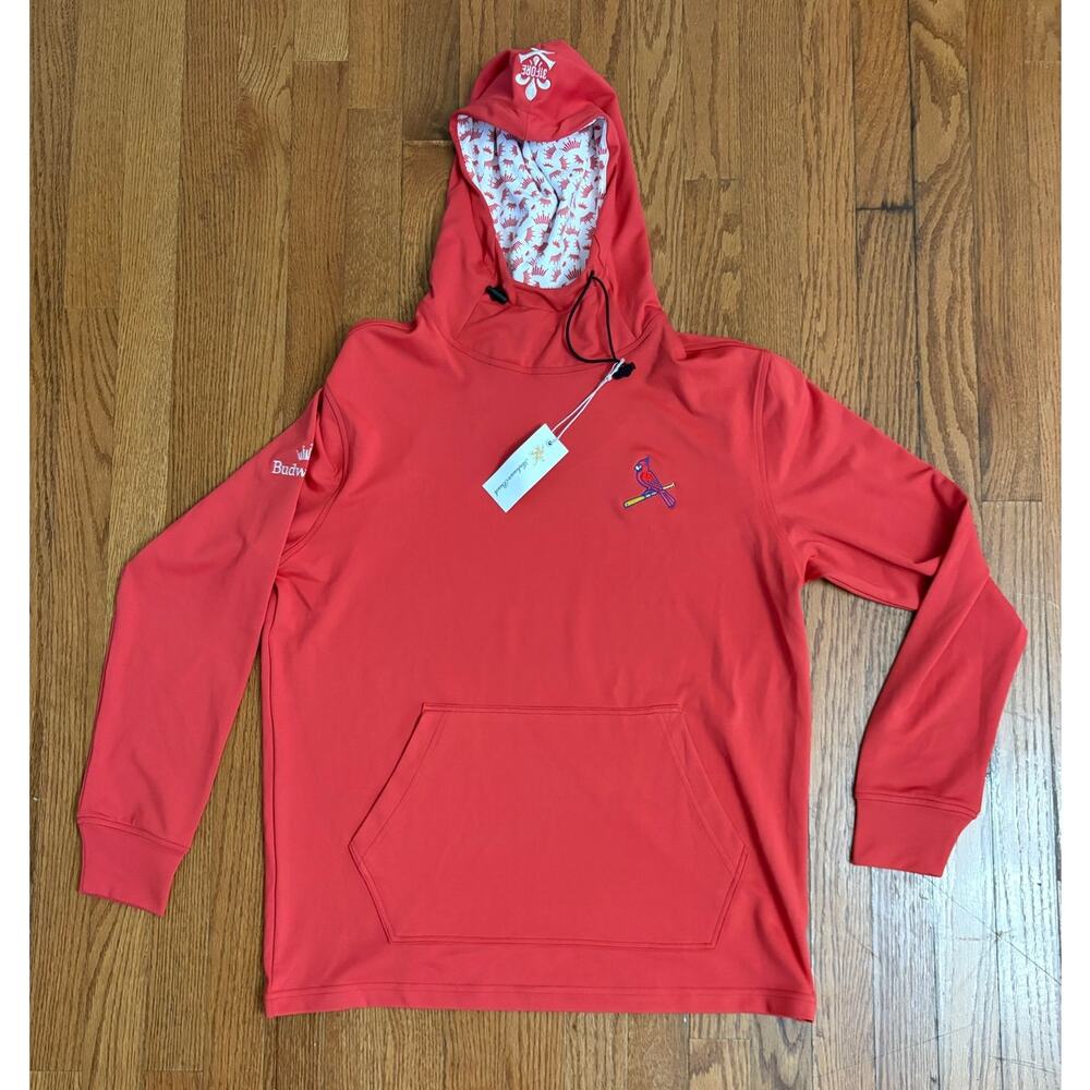 Anheuser‎ Busch x St Louis Cardinals MLB 31FORE Men's Tech Hoodie/ Small- NWT